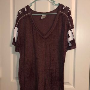 Victoria secret pink short sleeve shirt